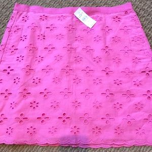 Brand new. Pink Loft skirt. Size 8